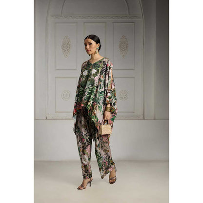 Rivaar by Rocky Star Multi-Colour Botanical Printed Co-Ord (Set of 2)