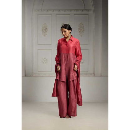 Rivaar by Rocky Star Pink Colour Blocked Co-Ord (Set of 2)