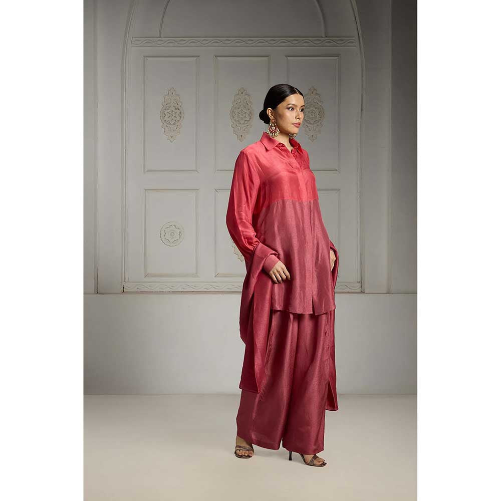 Rivaar by Rocky Star Pink Colour Blocked Co-Ord (Set of 2)