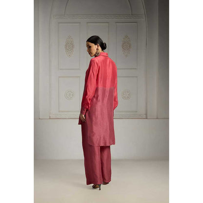 Rivaar by Rocky Star Pink Colour Blocked Co-Ord (Set of 2)