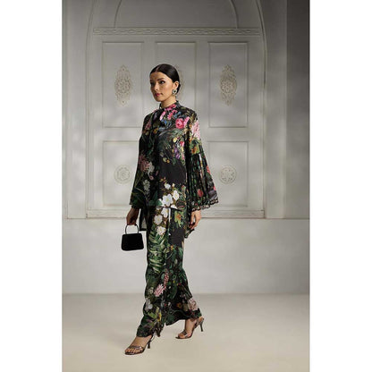 Rivaar by Rocky Star Black Botanical Printed Co-Ord (Set of 2)