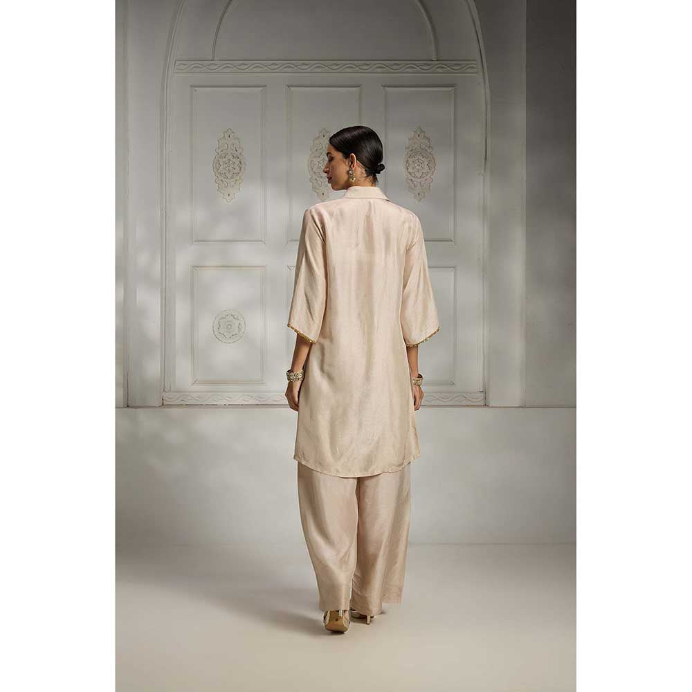 Rivaar by Rocky Star Ivory Long Shirt Tunic