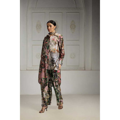 Rivaar by Rocky Star Multi-Colour High Low Shirt Tunic