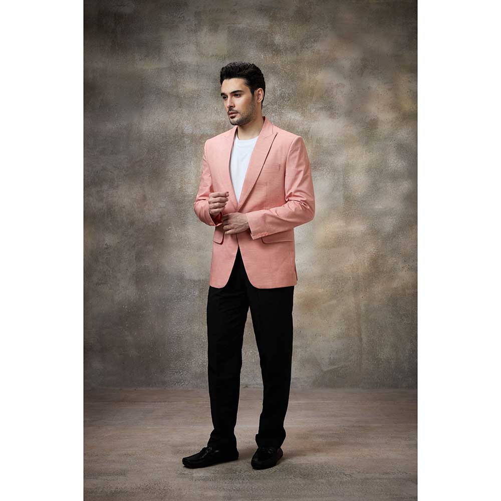 Rivaar by Rocky Star Solid Pink Blazer