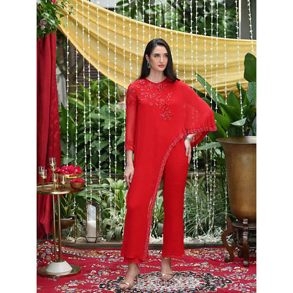 Rococo Rosella Co-Ord - Red (Set of 2)