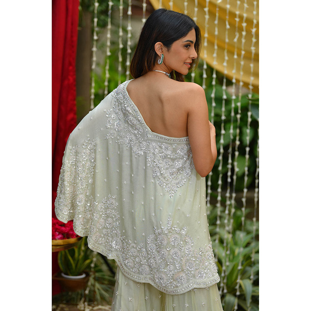 Rococo Ghazal Co-Ord - Green (Set of 2)