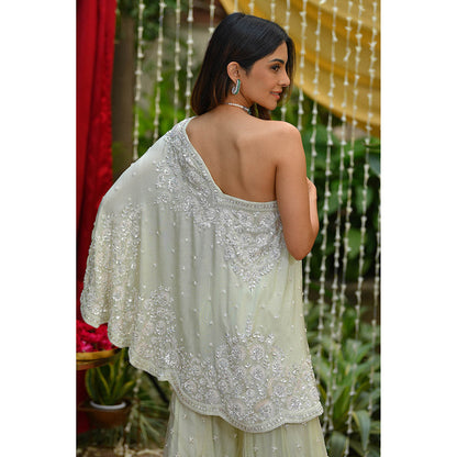 Rococo Ghazal Co-Ord - Green (Set of 2)