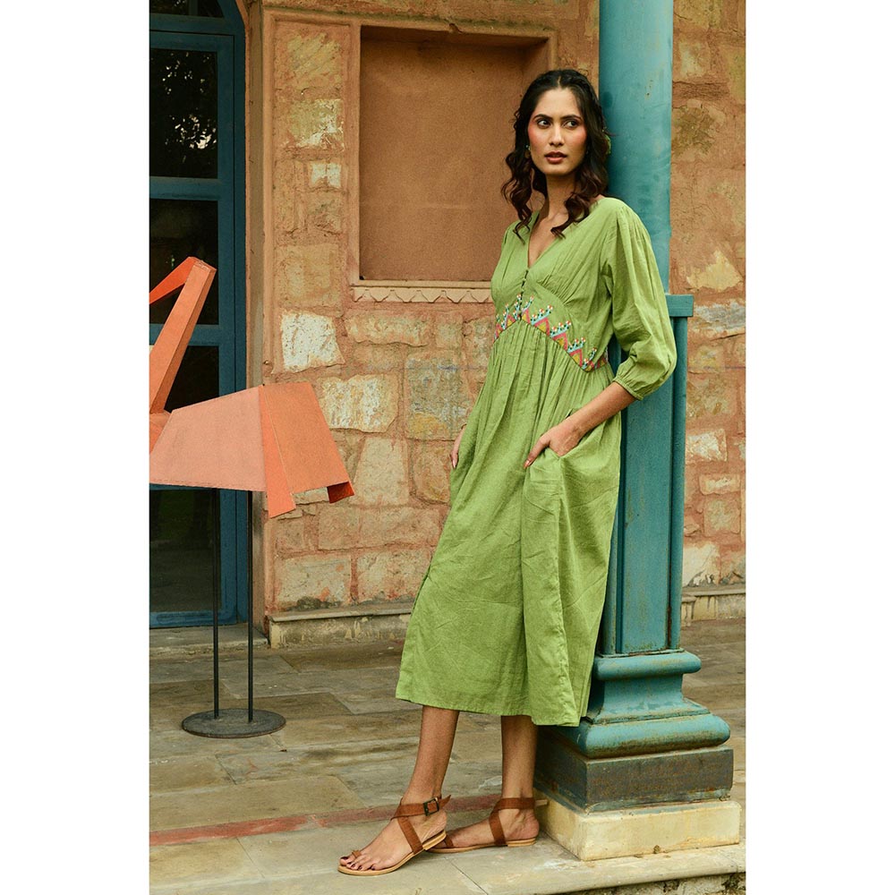 ROHO Grace Dress - Green