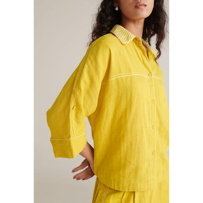 ROHO Arlo Short Yellow Shirt
