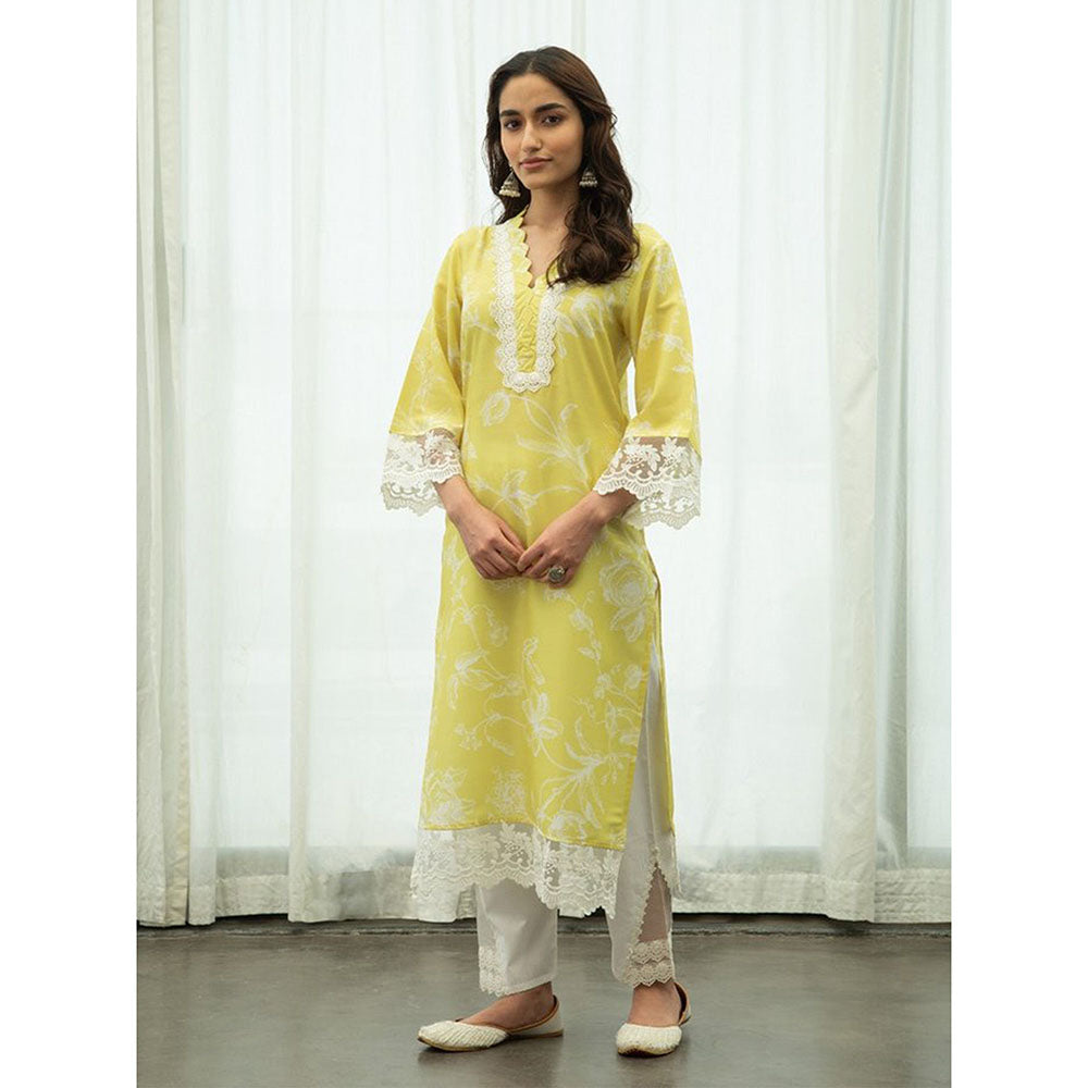 Roze Zard Kurta