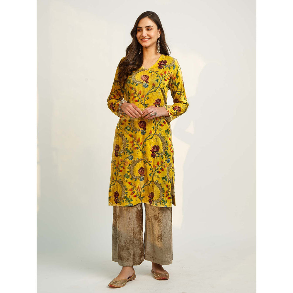 Roze Sehrish Velvet Kurta