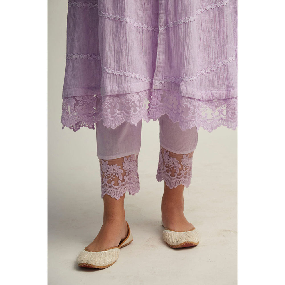 Roze Mahjabeen Lilac Pants