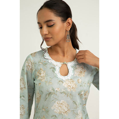 Roze Zeel Kurti - Green