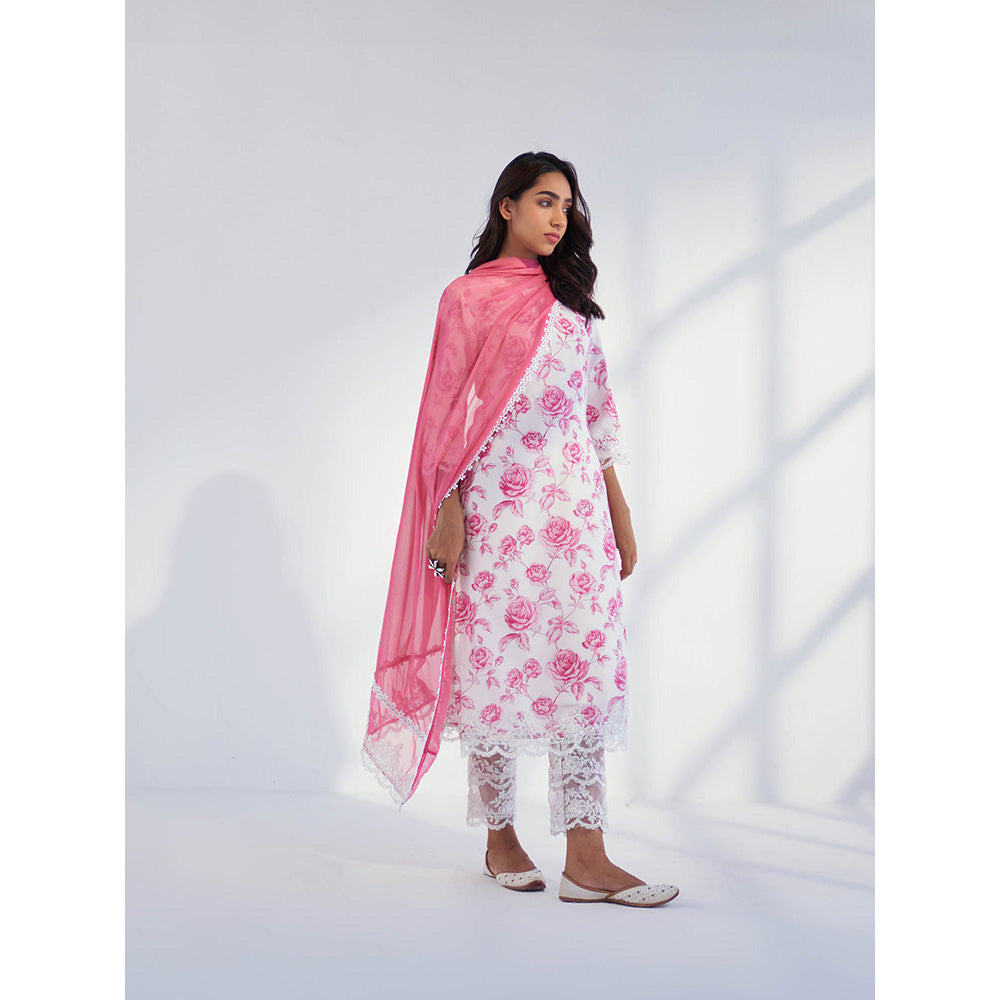 Roze Arah Dupatta