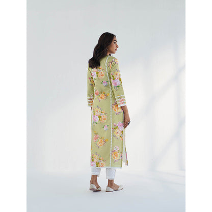 Roze Sahar Kurta with Pant & Dupatta (Set of 3)
