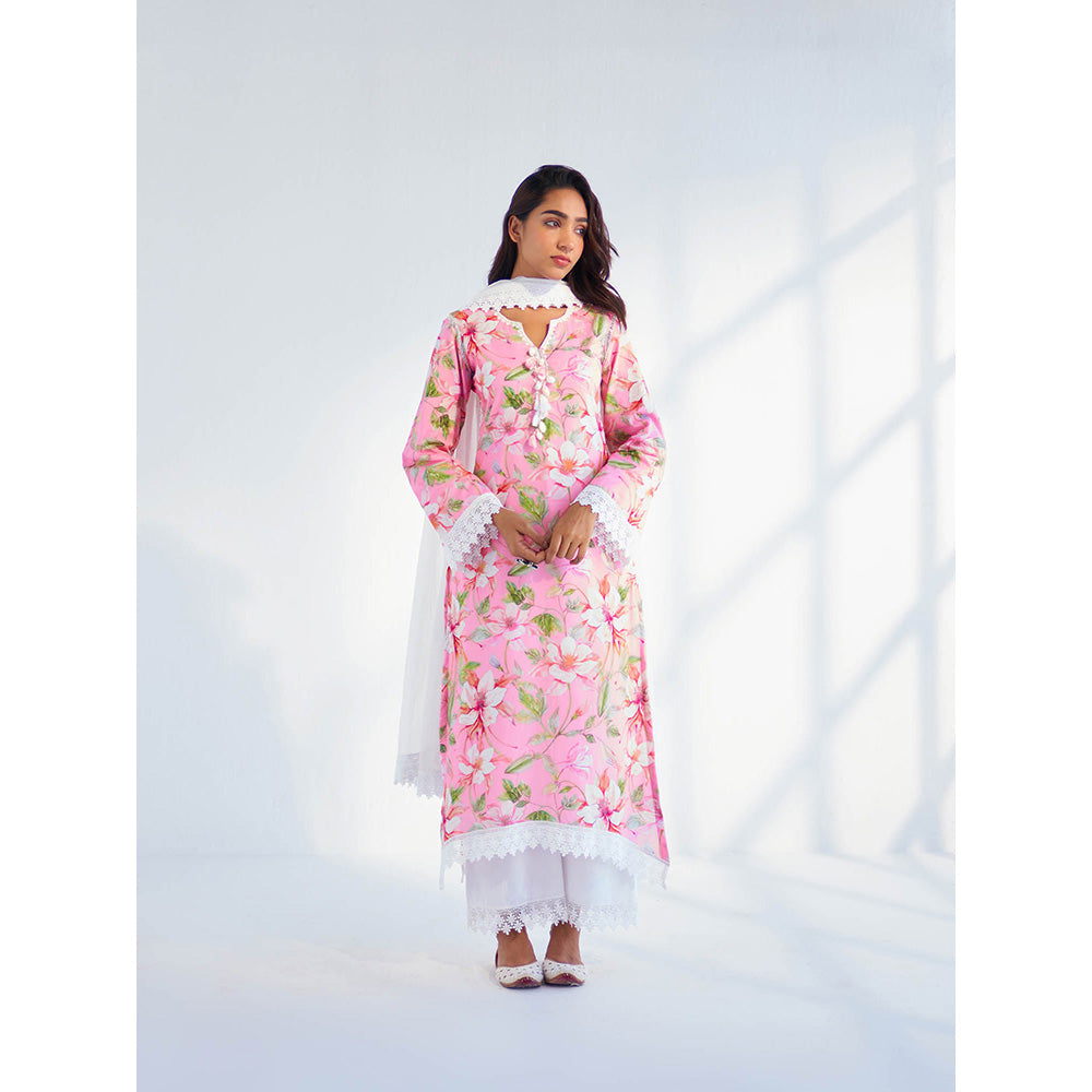Roze Aasma Kurta with Pant & Dupatta (Set of 3)