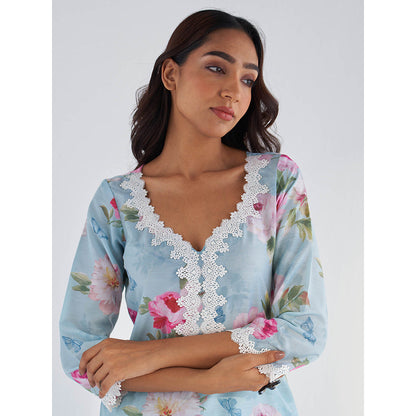 Roze Mariam Kurta with Pant & Dupatta (Set of 3)