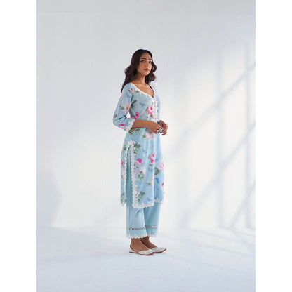 Roze Mariam Kurta with Pant & Dupatta (Set of 3)