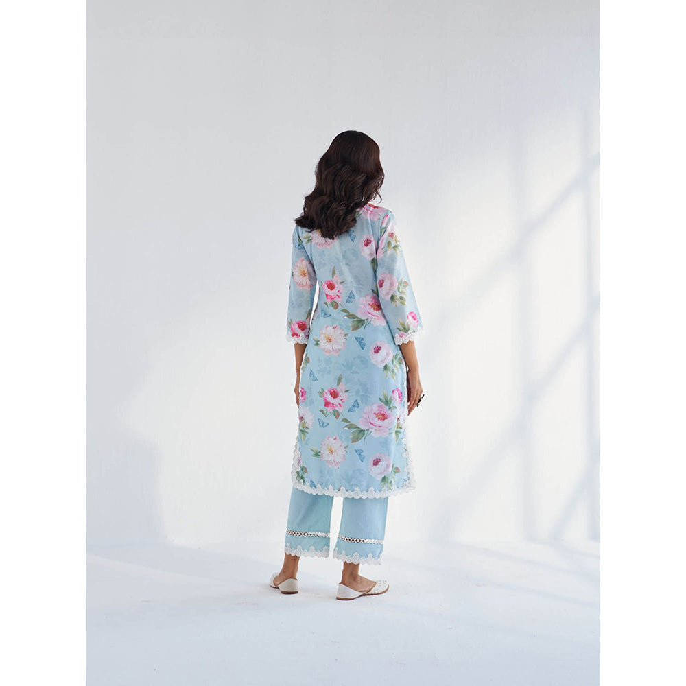 Roze Mariam Kurta with Pant & Dupatta (Set of 3)