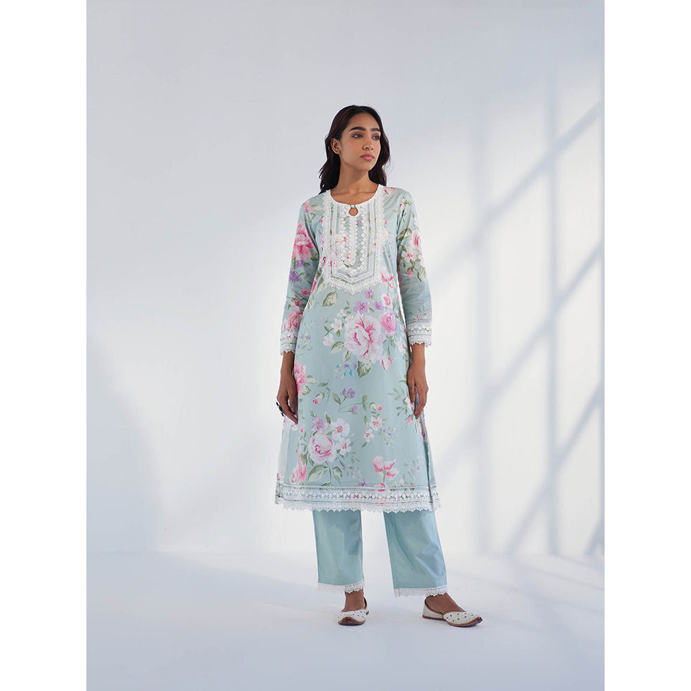 Roze Nyla Blue Kurta