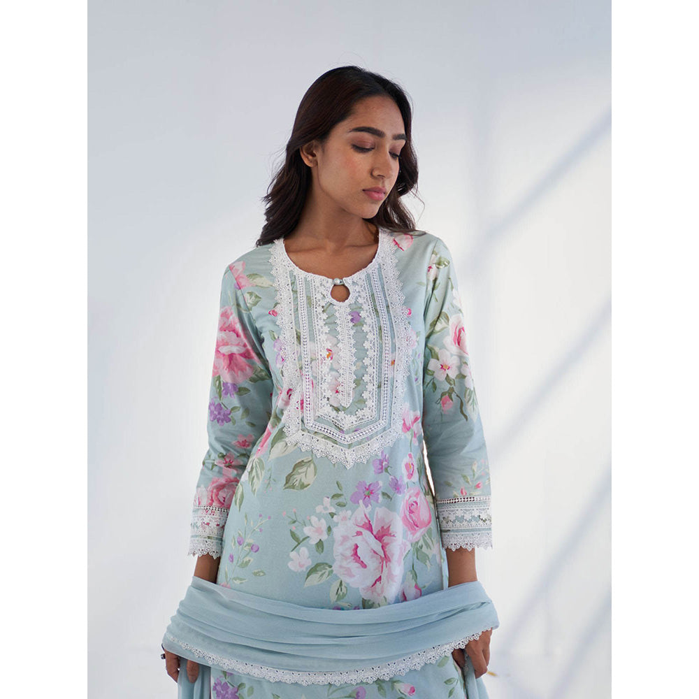 Roze Nyla Blue Kurta