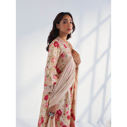 Roze Farida Kurta with Pant & Dupatta (Set of 3)