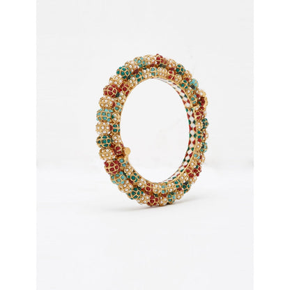 RUBY RAANG STUDIO Ruby Raang Multi Embellished Bangle