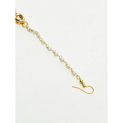RUBY RAANG STUDIO Ruby Raang Embellished Kundan Maang Tikka
