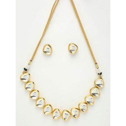 RUBY RAANG STUDIO Ruby Raang Kundan Choker with Kundan Studs