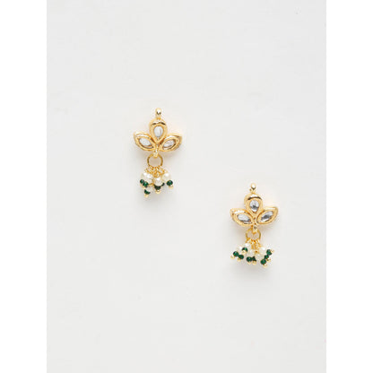 RUBY RAANG STUDIO Gold-Toned Contemporary Studs Earrings