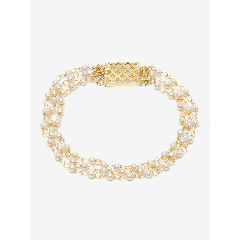 RUBY RAANG STUDIO Dusk Dew Pearl Bracelet