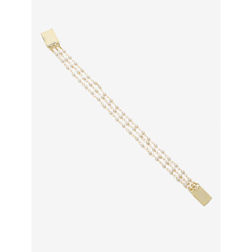 RUBY RAANG STUDIO Dusk Dew Pearl Bracelet