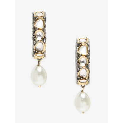 RUBY RAANG STUDIO Dusk Dew Kundan Pearl Loops
