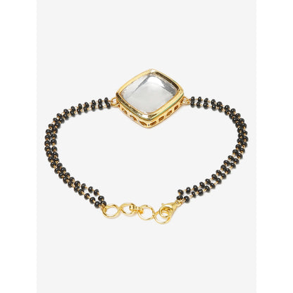 RUBY RAANG STUDIO Dusk Dew Kundan Bracelet Mangalsutra