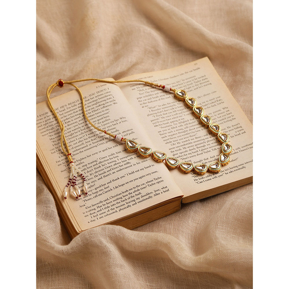 RUBY RAANG STUDIO Nai Fiza Handcrafted Kundan Choker