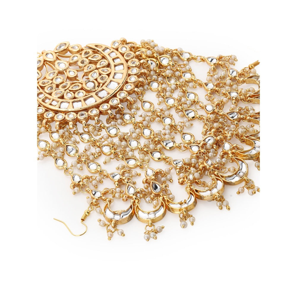 Ruby Raang Studio Maharani Kundan Jhoomar