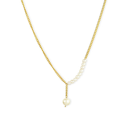 Ruby Raang Studio White Gold Plated Handcrafted Necklace