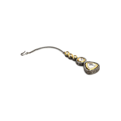 Ruby Raang Studio Dual Plated Kundan Maangtikka