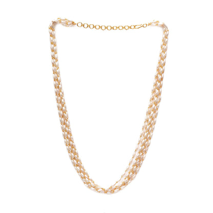 Ruby Raang Studio Layered Pearl Neckpiece