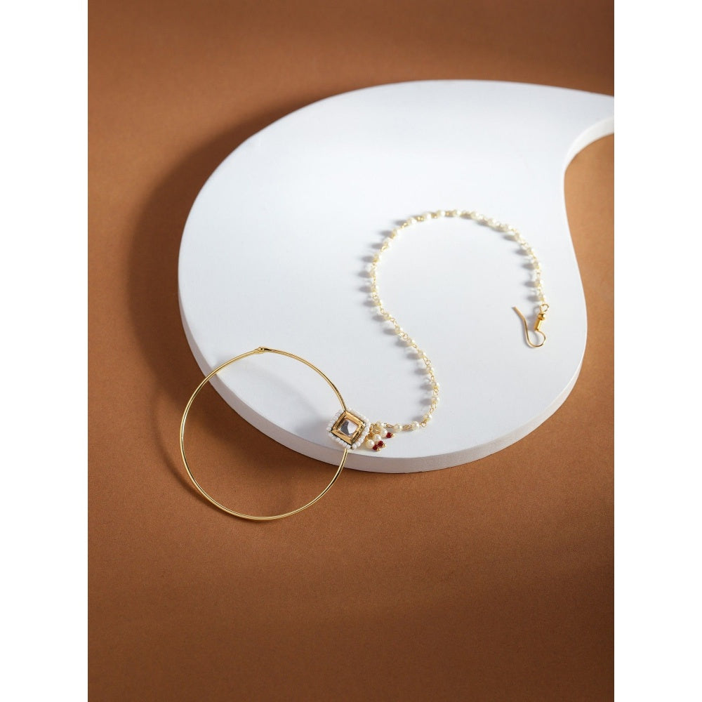 Ruby Raang Studio Beaded Nath