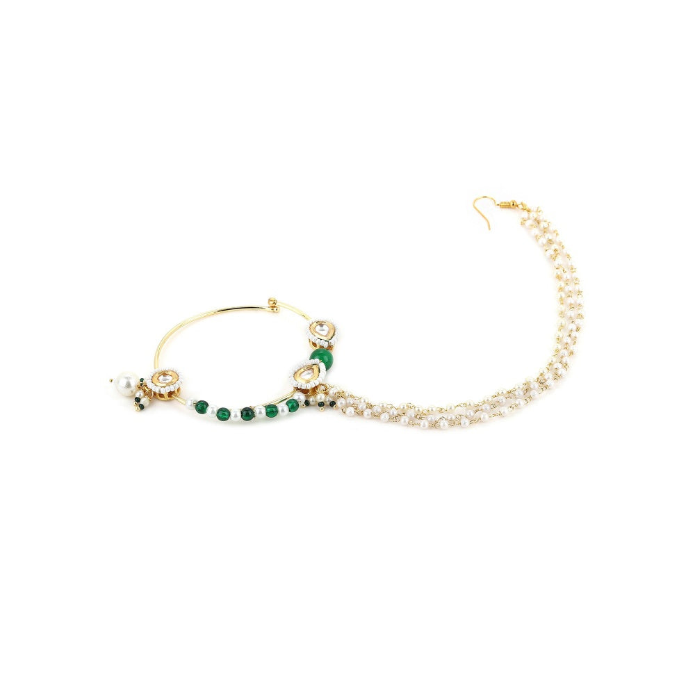 Ruby Raang Studio Beaded Nath