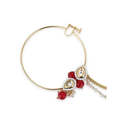 Ruby Raang Studio Beaded Nath