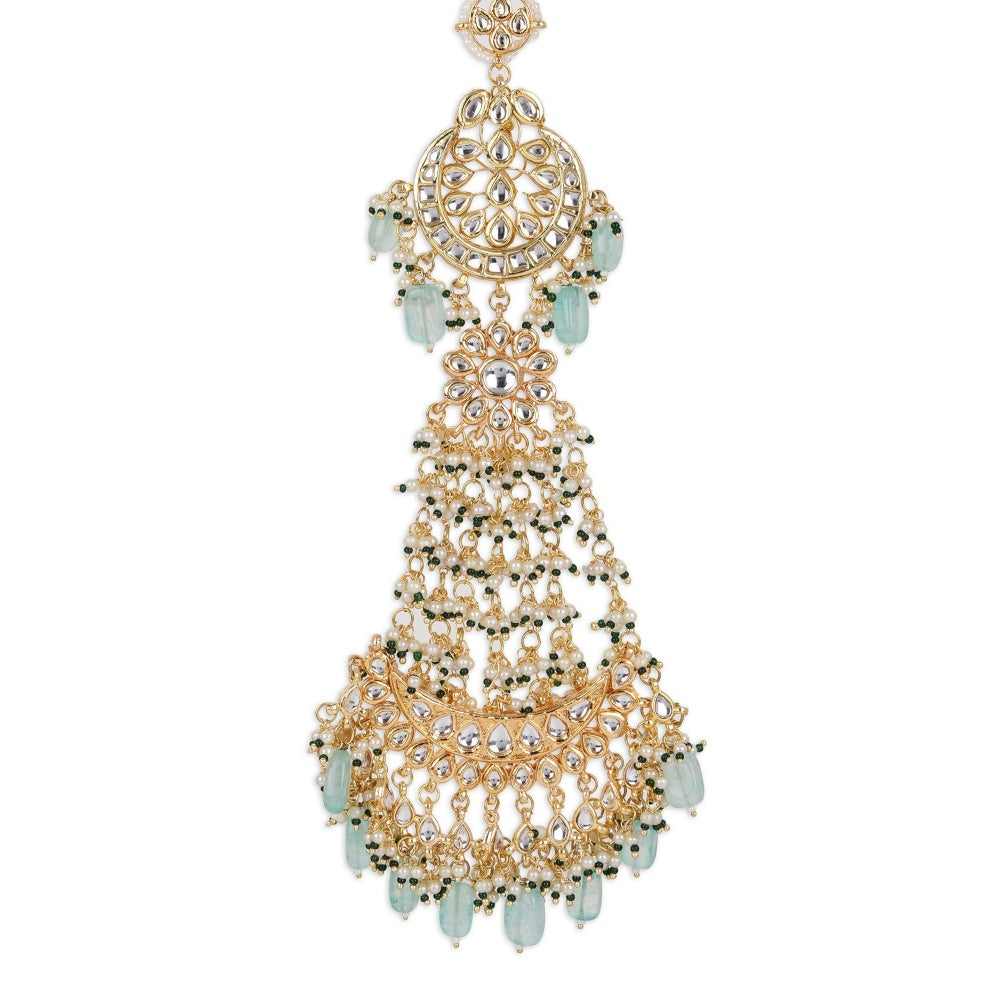 Ruby Raang Studio Kundan Beaded Braid