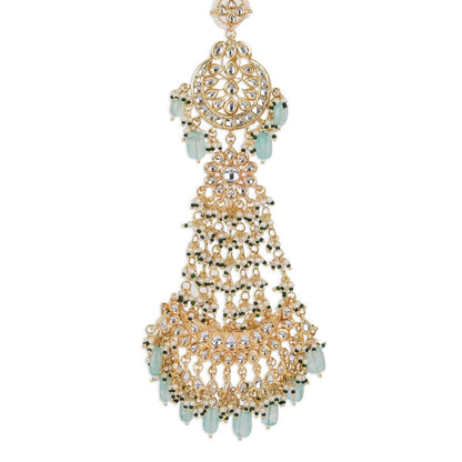 Ruby Raang Studio Kundan Beaded Braid