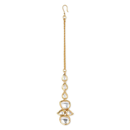 Ruby Raang Studio Kundan Maang Tikka