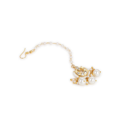 Ruby Raang Studio Kundan Maang Tikka