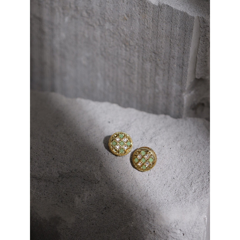 Ruby Raang Studio Kundan Earrings