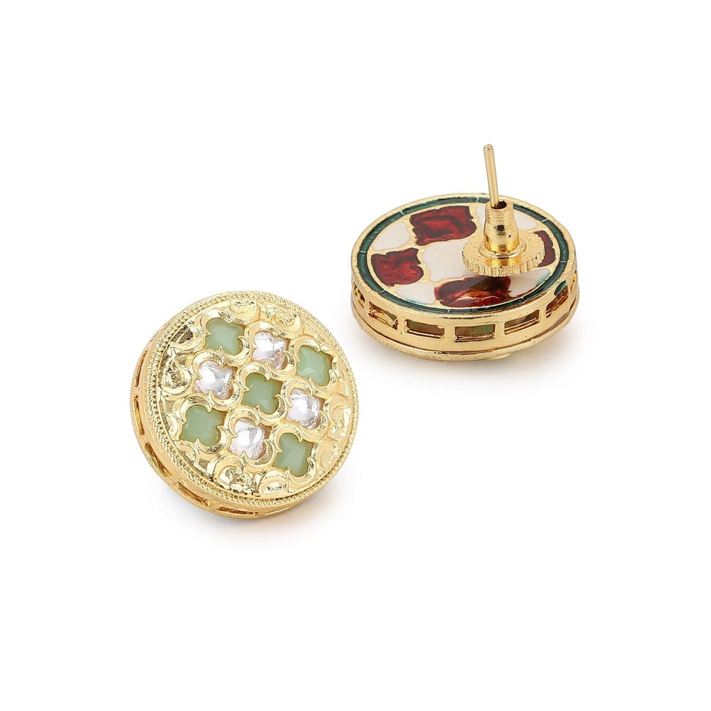Ruby Raang Studio Kundan Earrings