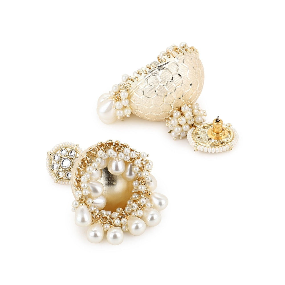 Ruby Raang Studio Kundan Earrings