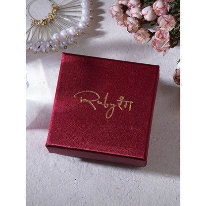 Ruby Raang Studio Rose Gold Diamond Studs